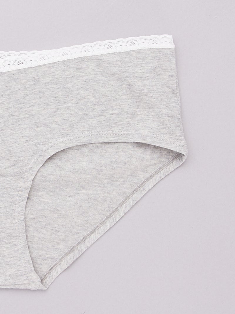 Lote de 3 shorties de maternidade Branco - Kiabi