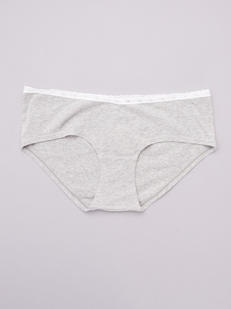 Lote de 3 shorties de maternidade Preto - Kiabi