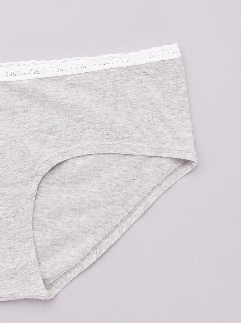 Lote de 3 shorties de maternidade Preto - Kiabi