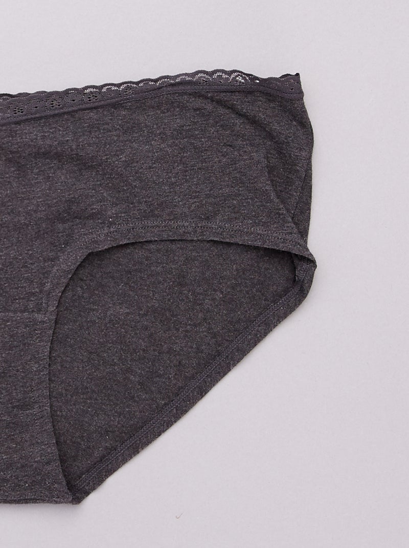 Lote de 3 shorties de maternidade Preto - Kiabi