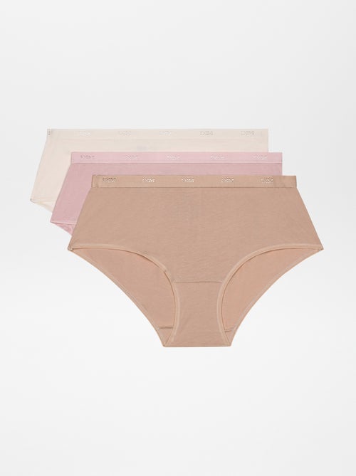 Lote de 3 shorties lisos 'DIM' - Kiabi