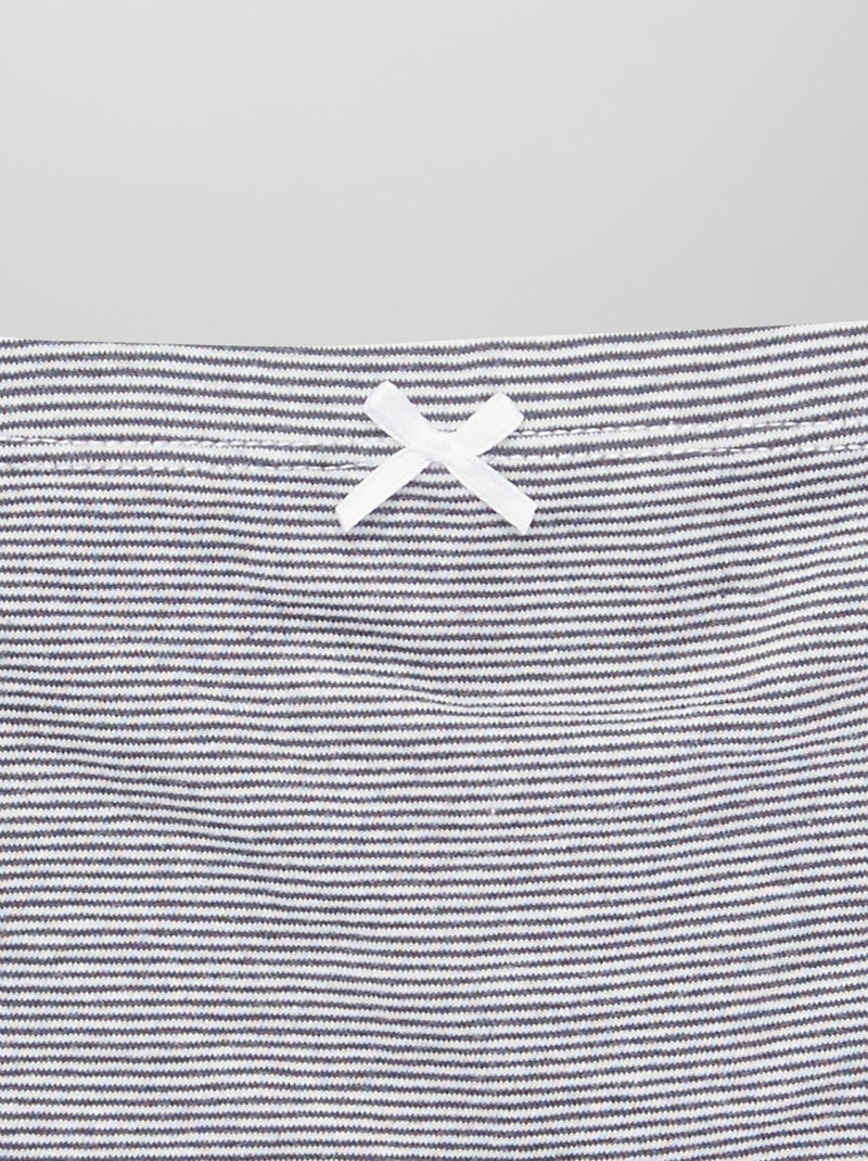 Lote de 3 shorties PRETO - Kiabi