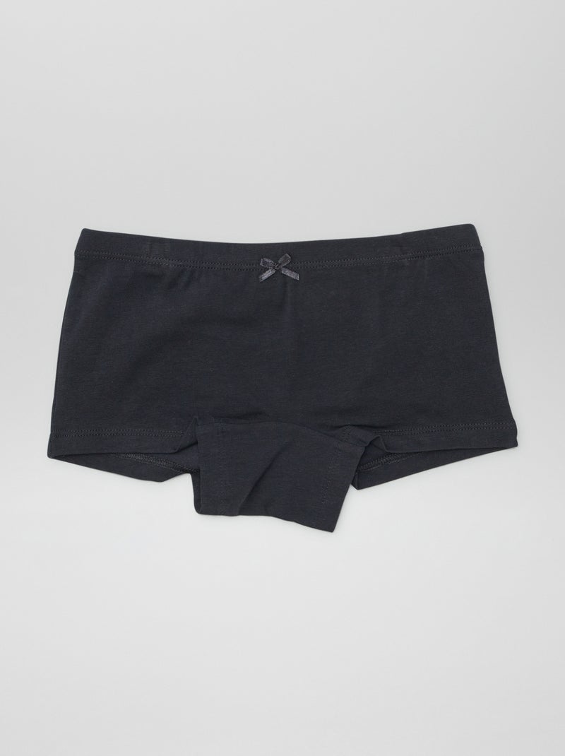 Lote de 3 shorties PRETO - Kiabi