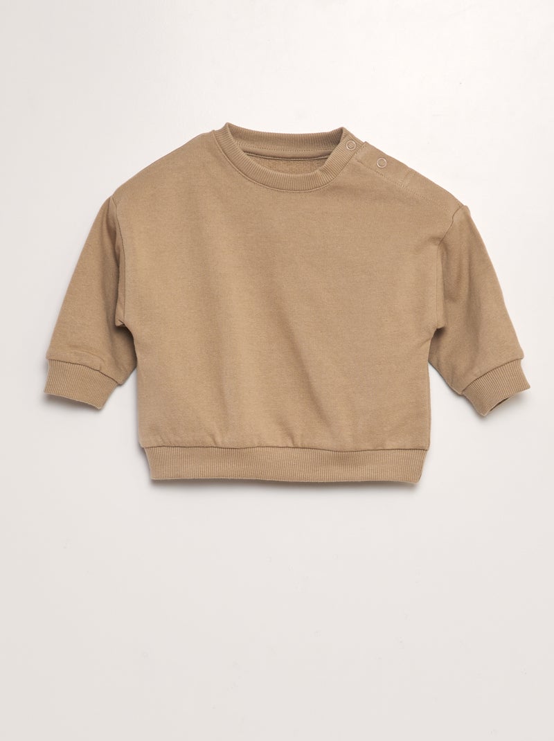 Lote de 3 sweatshirts lisas BEGE - Kiabi