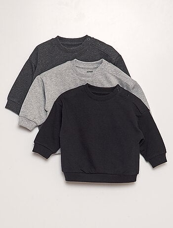 Lote de 3 sweatshirts lisas