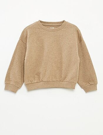 Lote de 3 sweatshirts lisas em moletão leve - 3 peças