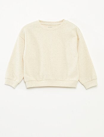 Lote de 3 sweatshirts lisas em moletão leve - 3 peças