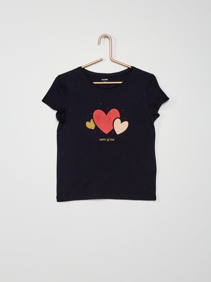 Lote de 3 t-shirt estampadas AZUL - Kiabi