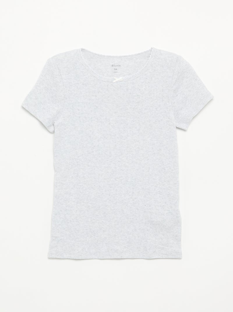 Lote de 3 t-shirts Bege - Kiabi