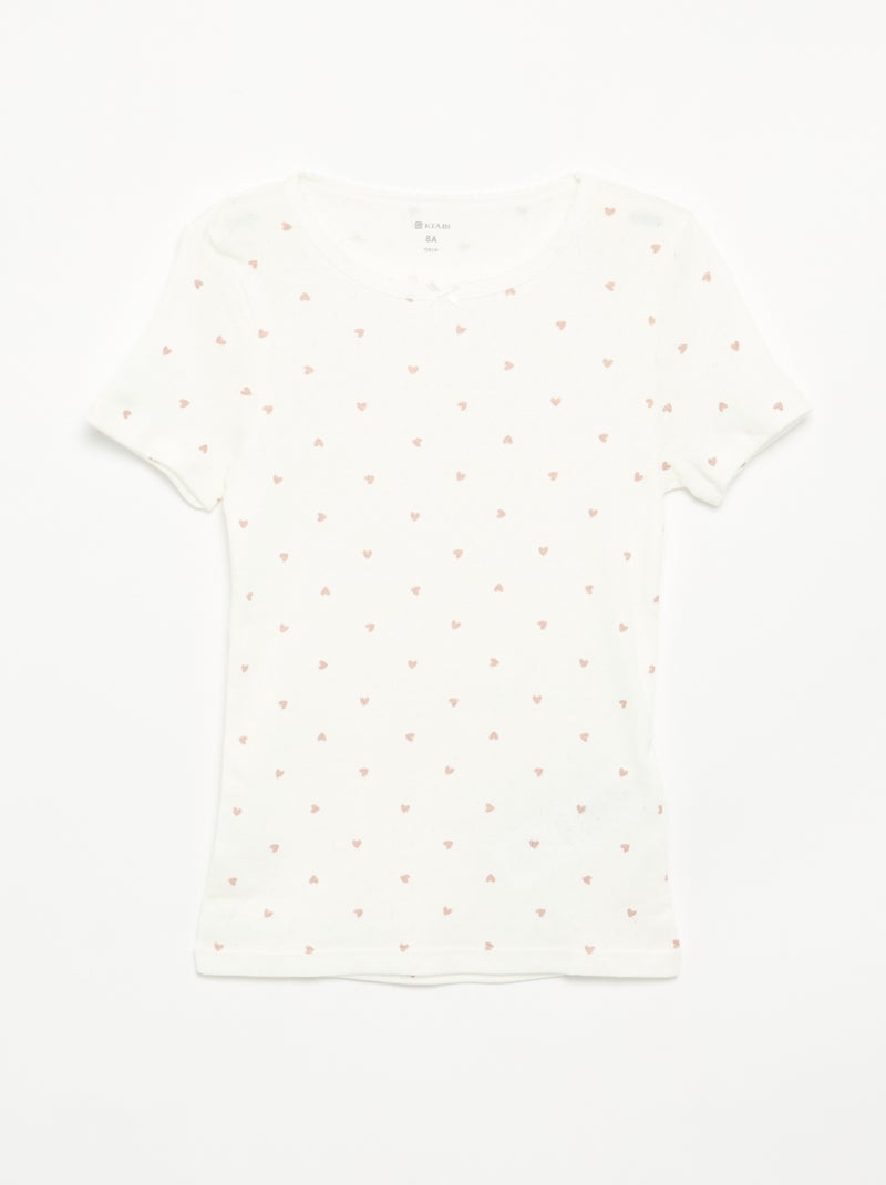 Lote de 3 t-shirts Bege - Kiabi