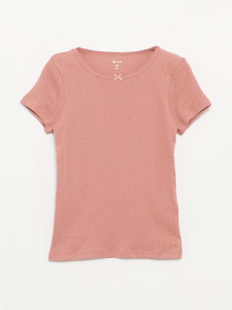 Lote de 3 t-shirts Bege - Kiabi