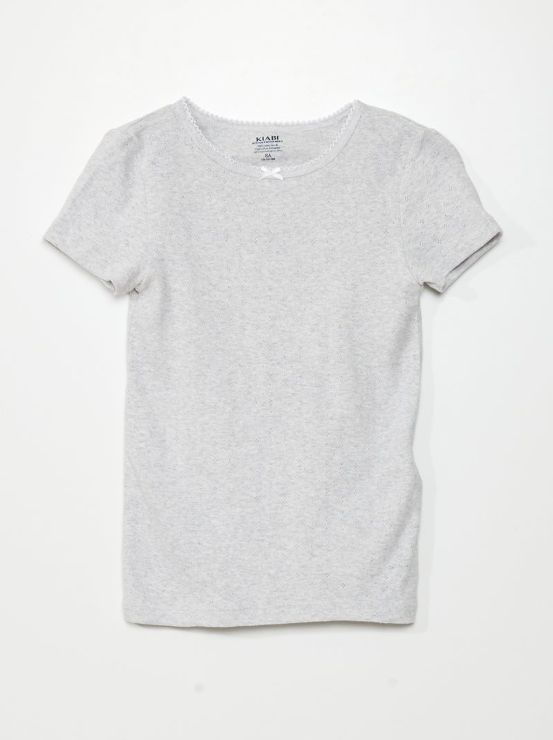 Lote de 3 t-shirts BRANCO - Kiabi