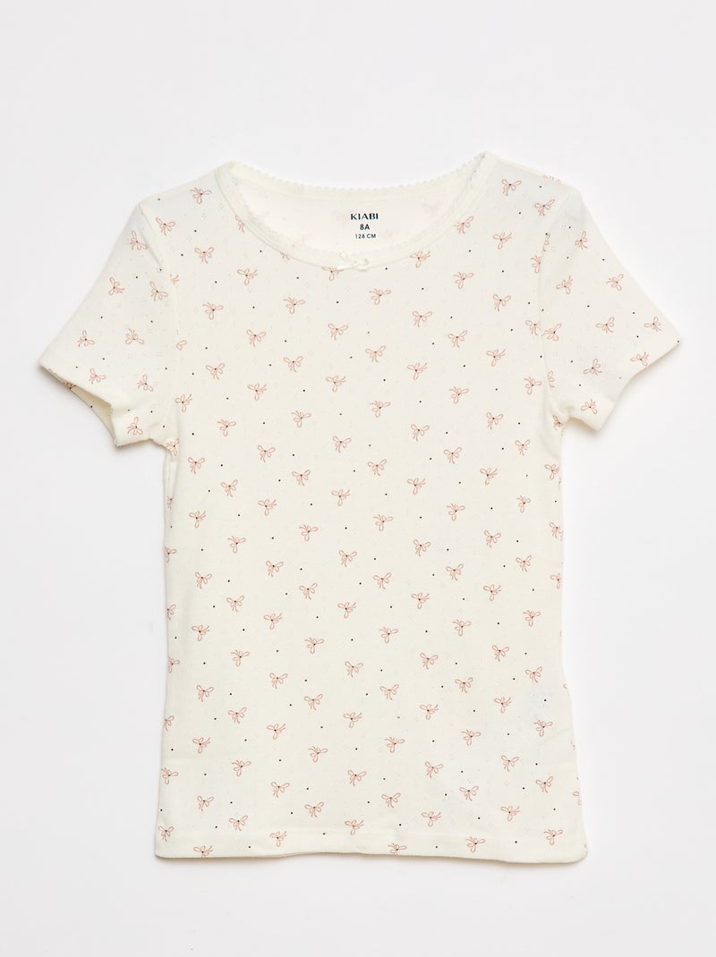Lote de 3 t-shirts Branco - Kiabi