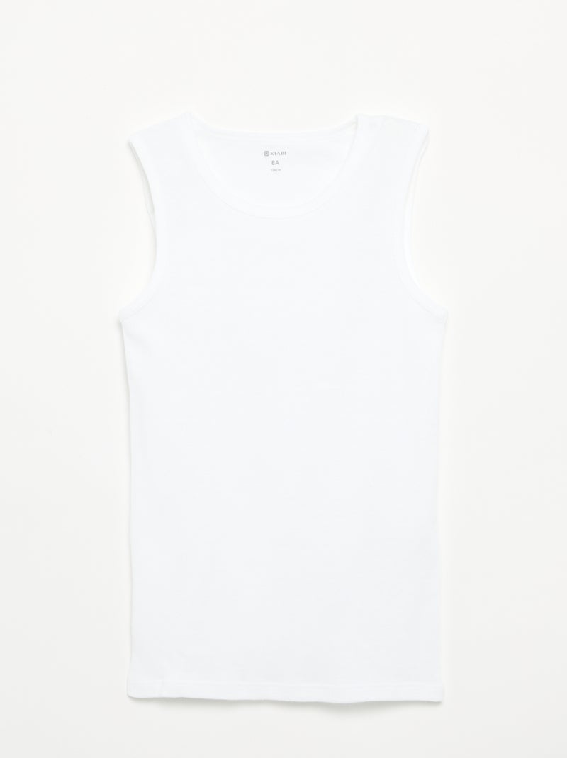 Lote de 3 t-shirts de manga cava Azul - Kiabi