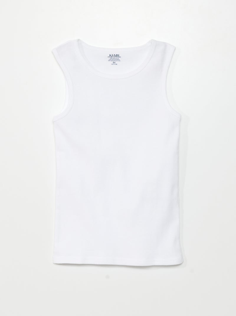 Lote de 3 t-shirts de manga cava AZUL - Kiabi