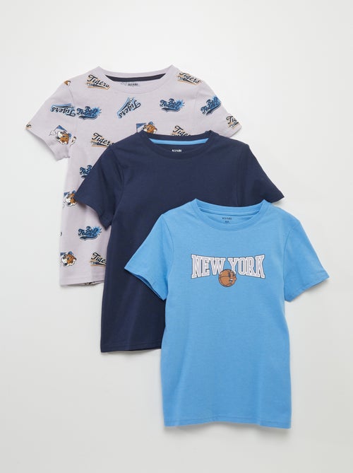 Lote de 3 t-shirts de manga curta - Kiabi