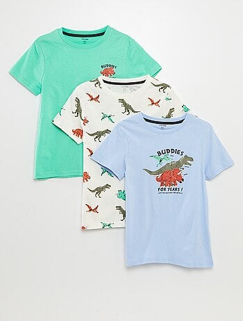 Lote de 3 t-shirts de manga curta