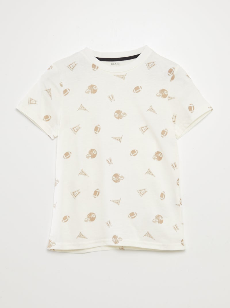 Lote de 3 t-shirts de manga curta AZUL - Kiabi