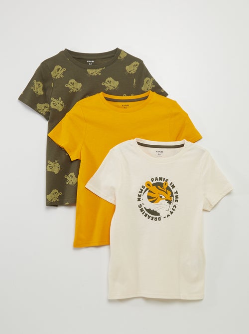 Lote de 3 t-shirts de manga curta - Kiabi