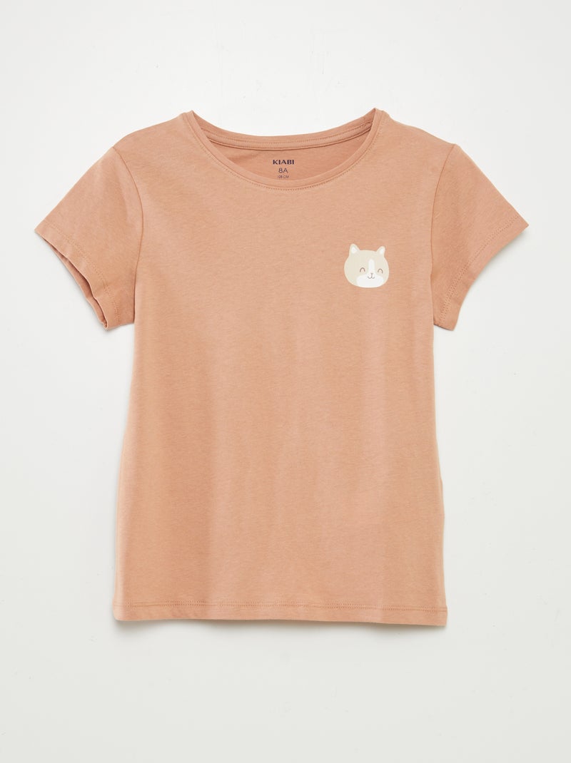 Lote de 3 t-shirts de manga curta BRANCO - Kiabi