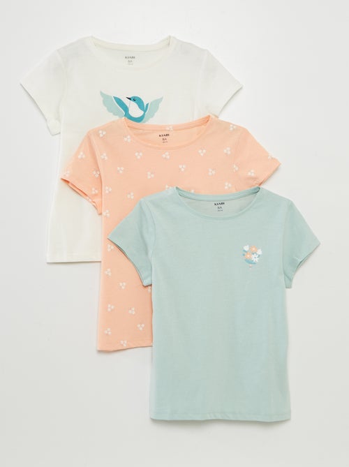Lote de 3 t-shirts de manga curta - Kiabi