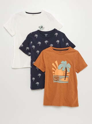 Lote de 3 t-shirts de manga curta