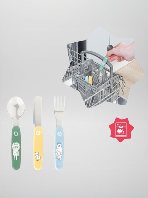 Lote de 3 talheres 'Badabulle' - Kiabi