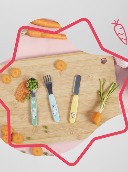 Lote de 3 talheres 'Badabulle' - Kiabi