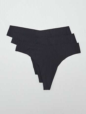 Lote de 3 tangas invisíveis