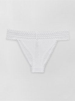 Lote de 3 tangas jersey - Kiabi