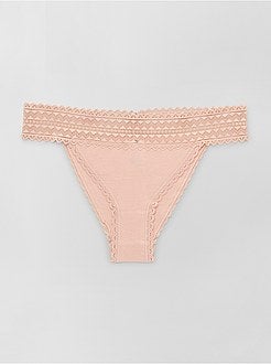 Lote de 3 tangas jersey - Kiabi