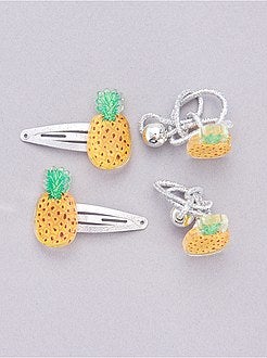 Lote de 4 acessórios para o cabelo - Kiabi