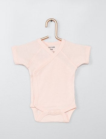 Lote de 4 babygros cruzados - Kiabi