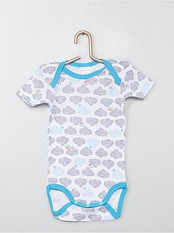 Lote de 4 bodies 'Absorba' tema 'nuvens' - Kiabi