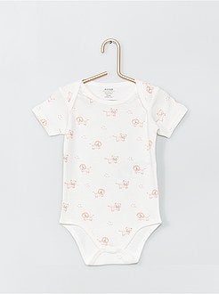 Lote de 4 bodies 'Eco-conception' - Kiabi