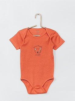 Lote de 4 bodies 'Eco-conception' - Kiabi