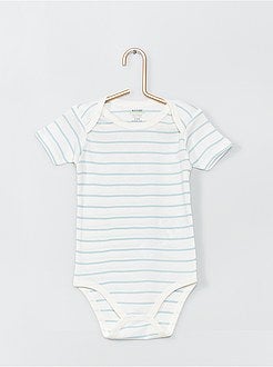 Lote de 4 bodies 'Eco-conception' - Kiabi