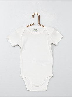 Lote de 4 bodies 'Eco-conception' - Kiabi