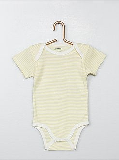 Lote de 4 bodies 'Eco-conception' - Kiabi