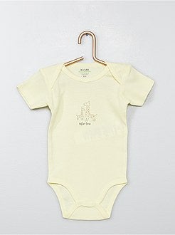 Lote de 4 bodies 'Eco-conception' - Kiabi