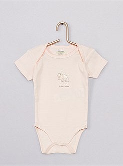 Lote de 4 bodies 'Eco-conception' - Kiabi