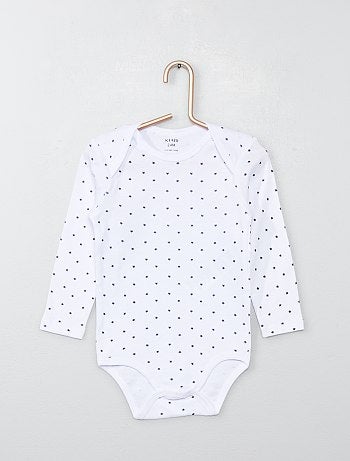 Lote de 4 bodies em jersey - Kiabi