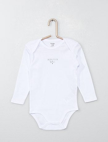 Lote de 4 bodies em jersey - Kiabi