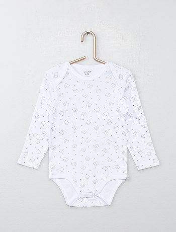 Lote de 4 bodies em jersey - Kiabi