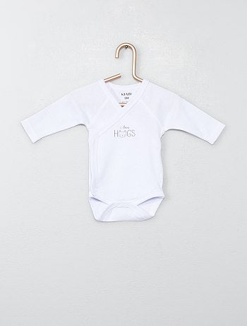 Lote de 4 bodies em jersey - Kiabi