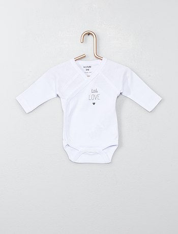 Lote de 4 bodies em jersey - Kiabi