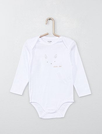 Lote de 4 bodies em jersey - Kiabi