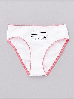 Lote de 4 cuecas 'Absorba' tema 'banhistas' - Kiabi