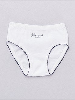 Lote de 4 cuecas 'Absorba' tema 'pontilhados' - Kiabi