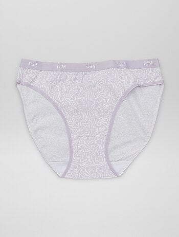 Lote de 4 cuecas com estampado 'DIM'